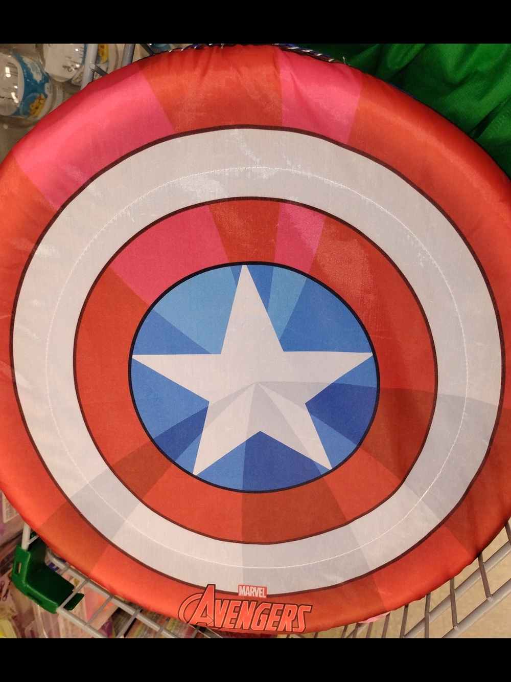 Avengers Captain America Shield Larger Soft Frisbee